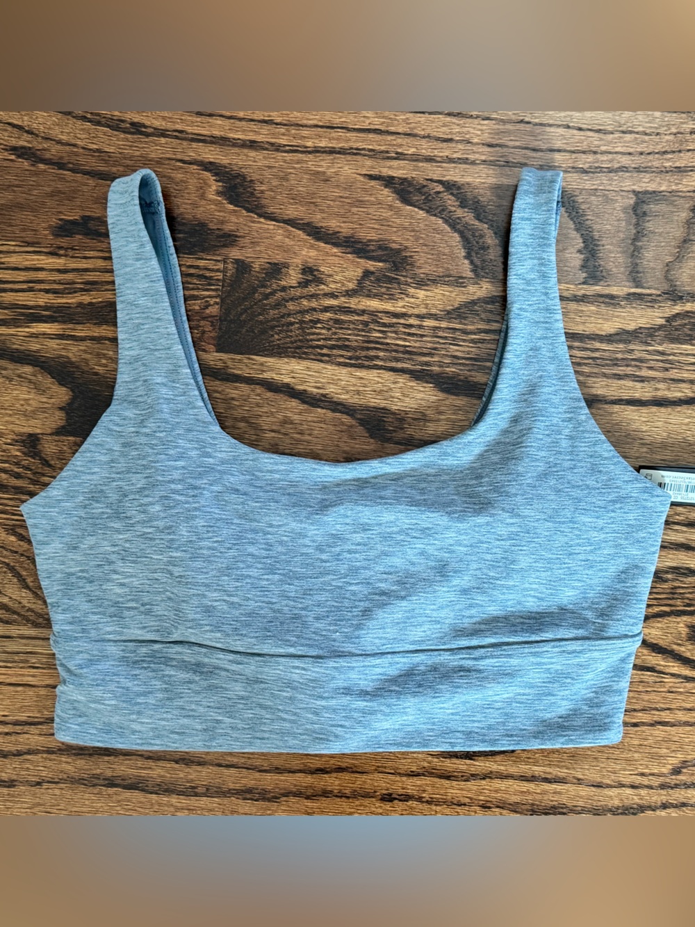 Victoria’s Secret women’s Seamless Scoop Neck sports Bralette heather blue
